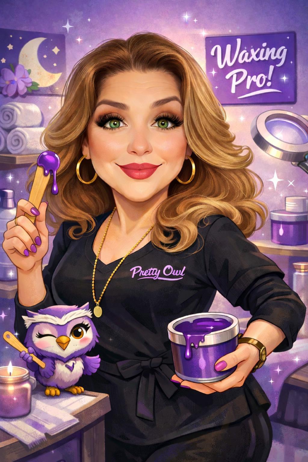 Vicky, Licensed Esthetician & Founder of Pretty Owl Waxing & Skin in Rialto, CA